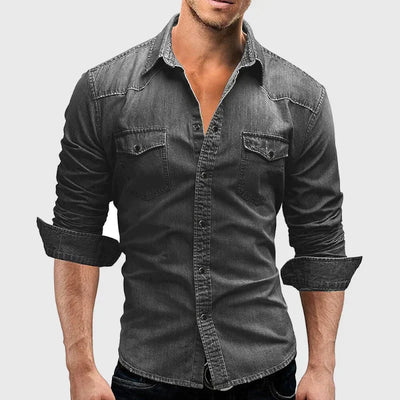 Zac™ - Retro Denim Shirt