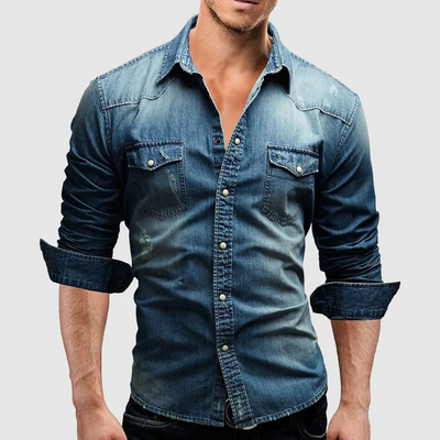 Zac™ - Retro Denim Shirt