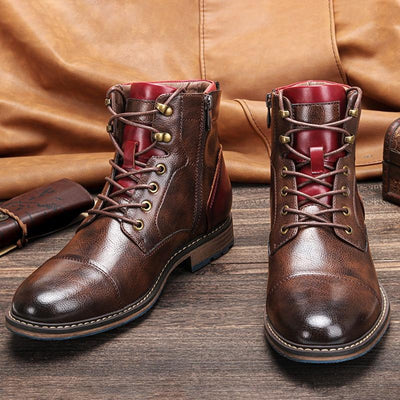 Charles™ - Handcrafted Premium Leather Oxford Boots for Men