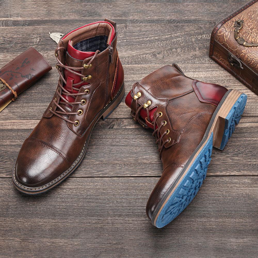 Charles™ - Handcrafted Premium Leather Oxford Boots for Men