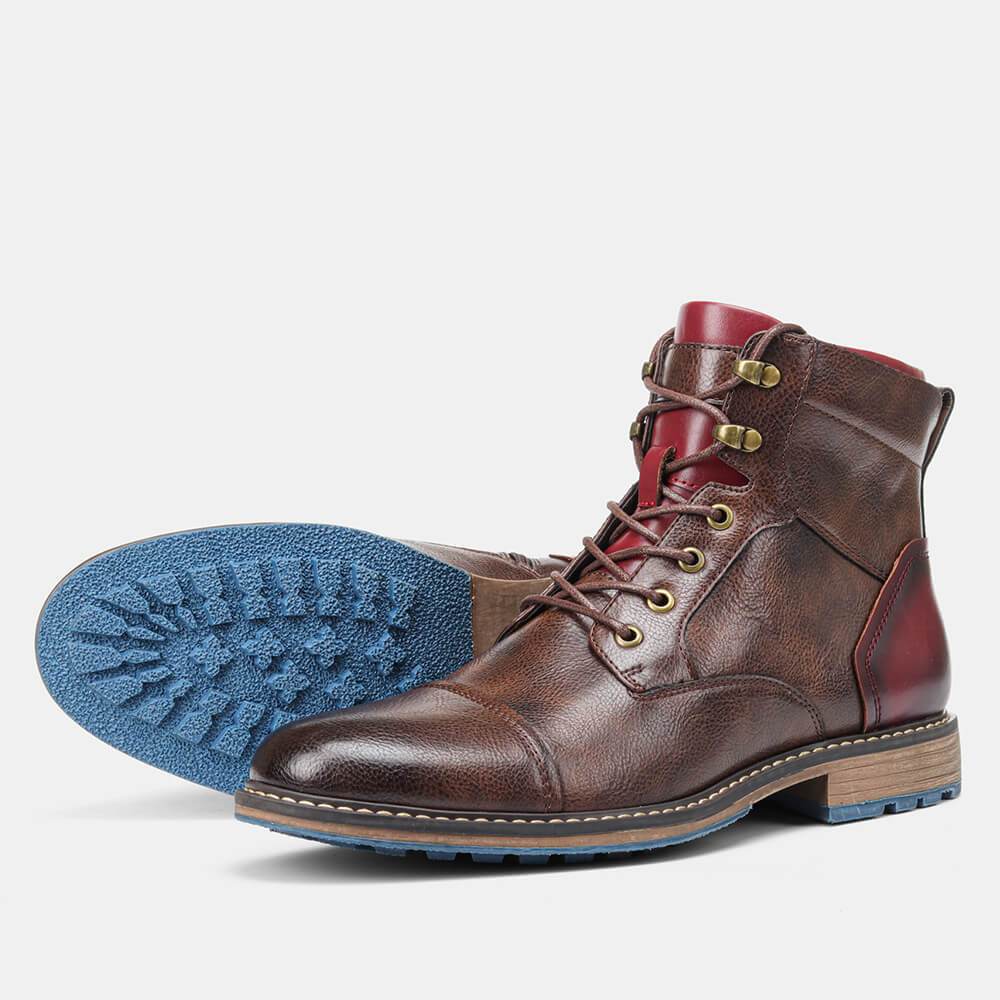 Charles™ - Handcrafted Premium Leather Oxford Boots for Men